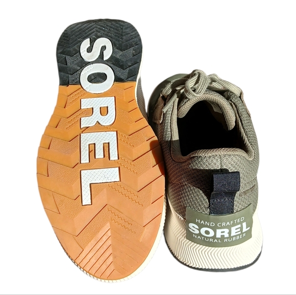 Sorel Women's Size 7 Olive Lace Up Sneakers - Picture 7 of 8